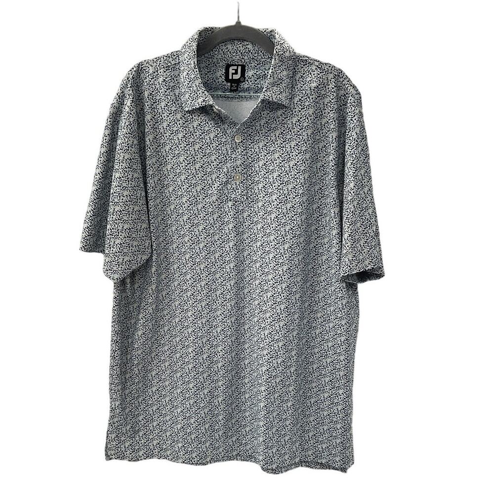 FJ Foot Joy Performance Polo Shirt Brasstown Valley Size Large